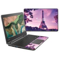 Mightyskins Skin Compatible with Lenovo 300e Chromebook 11.6" (2018) - Bonjour | Protective, Durable, and Unique Vinyl Decal Wrap Cover | Easy to Apply, Remove, and Change Styles | Made in The USA