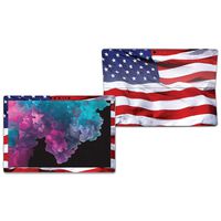 Mightyskins Skin Compatible with Microsoft Surface Pro 6 Tablet - American Flag | Protective, Durable, and Unique Vinyl Decal Wrap Cover | Easy to Apply, Remove, and Change Styles | Made in The USA