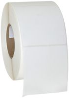 Brady THT-77-402-1.4 4" Width x 4" Height, B-402 Paper, Matte Finish White Thermal Transfer Printable Label (1400 per Roll)