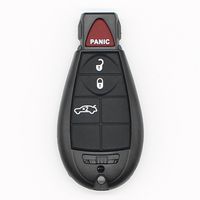 3+1 Panic 4 Buttons Remote Car Key Fob Cover Key Shell Case for Dodge Journey Charger Magnum Challenger Chrysler 300
