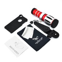 Apexel 20x Optical Zoom Aluminum Telephoto/Telescope Lens Kit with Tripod/Back Case for Apple iPhone 5/5S
