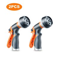 DCLYSI 2 PCS Garden Hose Nozzle,Water Hose Nozzle Heavy Duty High Pressure Garden Sprayer for Car Wash, Cleaning, Watering Lawn and Garden and Showering Dog & Pets