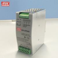 Mean Well Usa DR-UPS40 Ups; Din Rail Mount; Dc; 24V; 40A