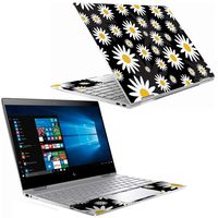Mightyskins Skin Compatible with Hp Spectre X360 13" (2018) - Daisies | Protective, Durable, and Unique Vinyl Decal Wrap Cover | Easy to Apply, Remove, and Change Styles | Made in The USA