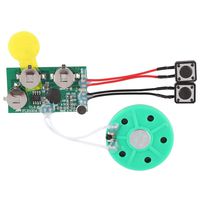 Tangxi 120 Seconds Recording Greeting Card chip DIY, Replacement of Sound recordable Voice chip Module with Button and Light Sensor