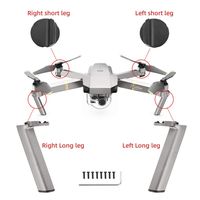 HeiyRC 4 in 1 Replacement Landing Gear Leg for DJI Mavic Pro Platinum Drone,Left Right Front Back Stand Leg Feet Repair Parts Accessory
