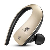 LNKOO Bluetooth Wireless Stereo in Ear Headset Earbuds with Mic - Hands-Free, Touch Sensitive Controls Headphones- Noise Isolation Technology - Gold