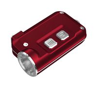 Nitecore TINI 380 Lm Super Small USB Rechargeable LED Keychain Flashlight Red