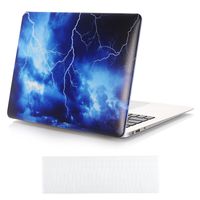 Macbook Retina Display 12 Inch Case and Keyboard Cover,Sunway Ultra Thin Beautiful Sky Refreshing Styles Hard Case Cover for Macbook Retina Display 12 Inch(A1534) - Lightning