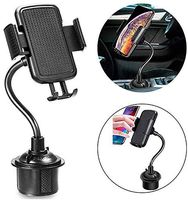 Emoly Car Cup Holder Phone Mount with Longer Neck and 360 Rotatable Cradle for Cell Phone iPhone11/Pro/Xs/Max/X/XR/8/8 Plus,Samsung Note10/S10/S9/S8