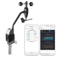 ECOWITT WS68 Wireless Solar Powered Anemometer with Light & UV Sensor - Accessory Only, Can Not Be Used Alone
