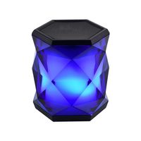 LED Bluetooth Speaker Portable Handsfree USB, Small Night Light Changing Wireless Bluetooth Speakers with 7 Color Switching Mode for Kids Bedroom Party