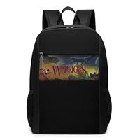 CAOI UUC Warriors Cat 17" Classic Multifunctional High Capacity Backpack Computer Bag Black One Size