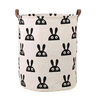 Adeliber Large Sized Canvas Storage Baskets with Handle,Collapsible & Convenient Home Organizer Containers(50 40cm(62L))