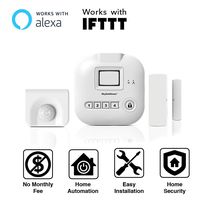 Skylink SK-150 Basic Starter Kit Connected Wireless Alarm, Home Security System & Home Automation System, iOS iPhone Android Smartphone, Echo Alexa and IFTTT Compatible with No Monthly Fees, White
