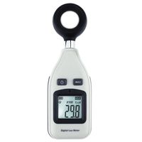 Digital Mini Portable Light Meter Lux Meter Illuminance (Measurement Range 0 to 200,000 LUX/ 0 to 18500 FC) with Backlight Max Min