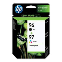 96/97 Ink Cartridges, 860 Pg Yld Bk, 560 Pg Yld Clr, 2/Pk
