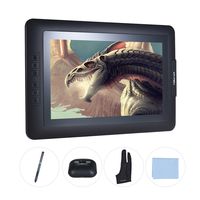 XP-PEN Artist 15.6 1920 1080 IPS Graphics Drawing Monitor Digital Pen Display with Battery-free Passive Pen 8192 Pressure Level for Windows Mac