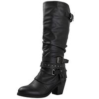 GLOBALWIN Women's 18YY28 Black Fashion Boots 7M