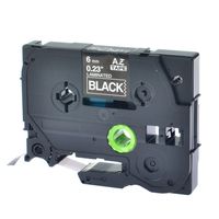 4PK Compatible TZe-315 TZe315 TZ-315 TZ315 Laminated White on Black Tape