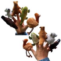 ShiningLove 5-Piece Soft Assorted Australian Animal Finger Puppets for Children Story Time