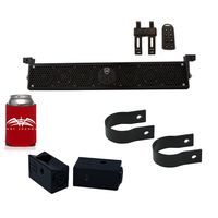 Wet Sounds Stealth 6 Ultra HD Black + UTV Mounting Kit, Slider bracket and Round 1.75" Tube clamp