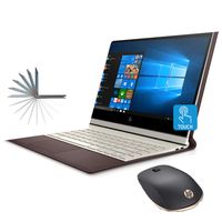 HP Spectre Folio 13t Premium Convertible 2-in-1 Laptop (Intel i7-8500Y, 16GB RAM, 512GB PCIe SSD, 13.3" FHD IPS 1920x1080 Touch Display, Win 10 Pro) Bordeaux Burgundy with HP Z5000 Wireless Mouse