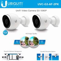 Ubiquiti Networks 2 Pack UniFi UVC-G3-AF 1080p Outdoor Day & Night Bullet Camera with Instant AF Adapter