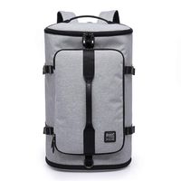 AHDA Travel Backpack, Shoulder Computer Backpack, Large-Capacity Multi-Functional Shock Oxford Cloth Bag, Suitable for Men and Women School Bag/Work/Travel,Gray