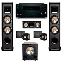 BIC Acoustech 5.1 Home Theater System with Onkyo TX-RZ920 Receiver and PL-200II Subwoofer