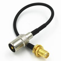 TV-J Male to SMA-K Female RG174 Cable Adapter 15cm Length Quick USA Shipping