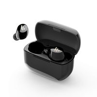 Edifier TWS1 True Wireless Earbuds - Up to 32 Hour Battery Life with Charging Case and Mic, Bluetooth v5.0 aptX, IPX5 Splash & Sweatproof - Black