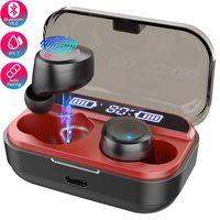 Anturson Wireless Earbuds, Bluetooth 5.0 Headphones with Charging Case Automatic Pairing/in-Ear Hi-Fi Stereo Sweatproof Earphones Sport Headsets Built-in Mic for Work/Travel/Gym