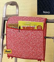 28'' Quilted Walker/Wheelchair Bag - Red Floral