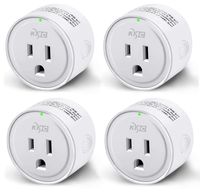 Smart Plug, KMC WIFI MiNi Outle Works with Alexa, Google Home & IFTTT, Smart Life, No Hub Required, Remote Control Your Home Appliances from Anywhere, ETL Certified,Only Supports 2.4GHz Network(4 Pack