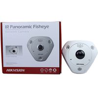 Hikvision DS-2CD6362F-IVS 6MP Outdoor Vandal-Resistant Network Fisheye Panorama IP Camera with PoE Day Night Vision