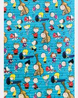 Christmas Wrapping Paper (Bonus Jiggy Themed Writing Tool) Merry Christmas Happy Holidays Paper Gift Greetings 1 Roll - Peanuts