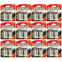 24 Pack Eveready Silver C Batteries Premium Alkaline Carded Fresh C2x12 Exp:2024