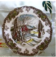 Johnson Bros The Friendly Village Bread Plate,6.1"d