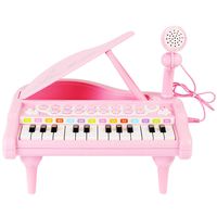 Conomus Piano Keyboard Toy for Kids,1 2 3 4 Year Old Girls First Birthday Gift , 24 Keys Multifunctional Musical Electronic Toy Piano for Toddlers ...