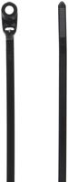 Thomas & Betts TY535MX Cable Tie, UV Resistant Nylon, 50 lb, 8", 10 Mounting Hole, Black (Pack of 100)