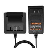 Shentec 24V Lithium Ion Battery Charger Compatible with Greenworks 24V Battery 29842 29852 29322 G-24 24V