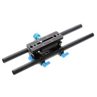 Fotga DP3000 M4 15mm Rod Rail Rig Quick Release Base Plate for DSLR HDSLR HDV Camera Canon 5DII III IV D850 D500 A7 A7R A7S II III GH4/5/5s Follow Focus Matte Box