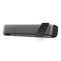 Sound Bar, Sound Bar for TV, Soundbar with Built-in Subwoofer, Wired & Wireless Bluetooth 5.0 Speaker for TV, TF Card- Surround SoundBar TV, Wireless and AUX-in Connection, 2 X 5W Compact Sound Bar