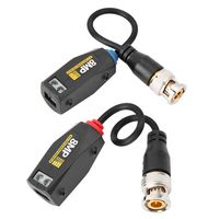 Video Balun, a Pair of Screw Terminals 5 Megapixel Coaxial Ground Loop Isolation,Compatible with HD-CVI/AHD/TVI/CVBS Signals, Support 720P/960P/1080P/3MP/4MP/5MP