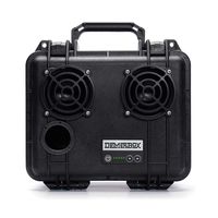 DemerBox: Waterproof, Portable, and Rugged Outdoor Bluetooth Speakers. Loud Sound + Deep Bass, 40+ hr Battery Life, Dry Box + USB Charging, Multi-Pairing Party Mode. Built to Last + Fully Serviceable