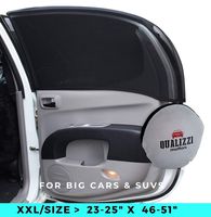 XXL-Size/Car Window Sun Shades for SUVs up to (46-51)" x (23-25)" for Side Windows Sun Protection for Baby. Window Socks 2-Pack