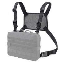 WYNEX Tactical Admin Molle Pouch, Medical EDC EMT Utility Bag Shell Design Attachment Pouches 1000D Nylon Hiking Belt Bags Waterproof Harness (Black)