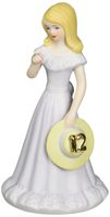 Enesco Growing Up Girls "Blonde Age 12" Porcelain Figurine, 5.75"