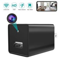 Spy Camera Wireless Hidden WiFi Camera Remote Viewing HD 1080P USB Wall Charger Hidden Spy Security Camera Nanny Cam with Motion Detection for Home Office